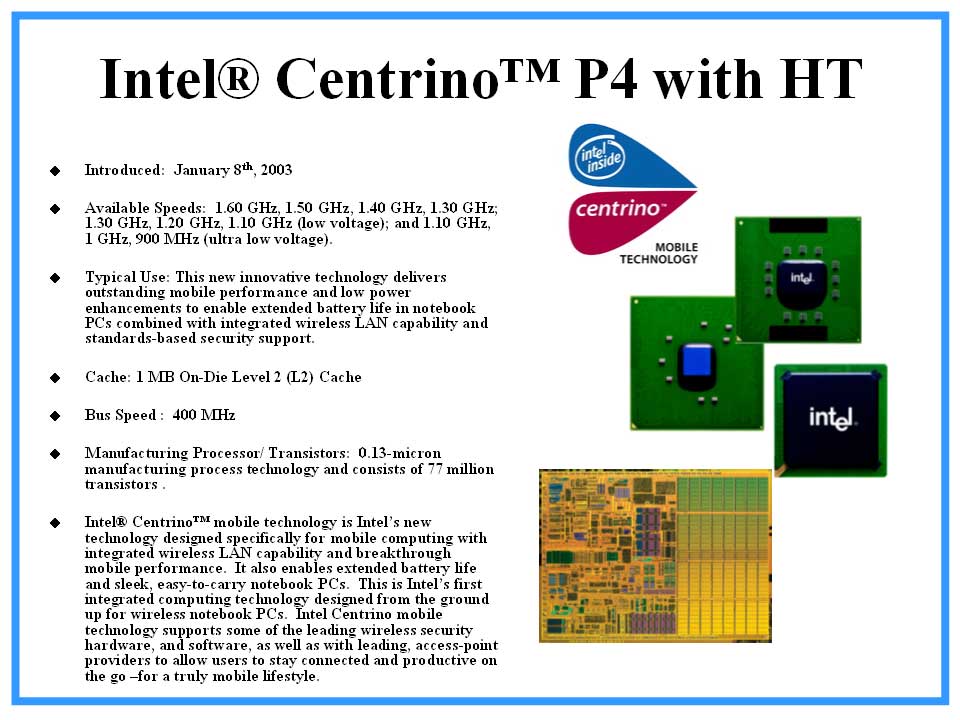 Inside Intel’s Microprocessor’s